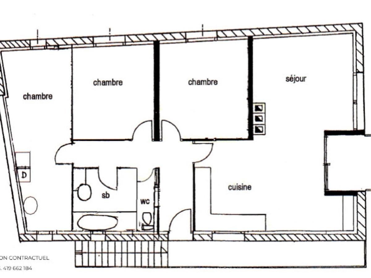 Appartement 85m² confortable pour 6 pers à St Martin de Belleville - FR-1-452-382 - Chambres d'hôtes Saint-Martin-de-Belleville