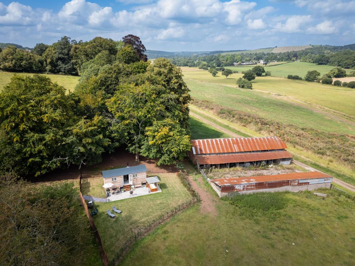 Romantic Shepherds Hut, Devon with outside bath - B&B