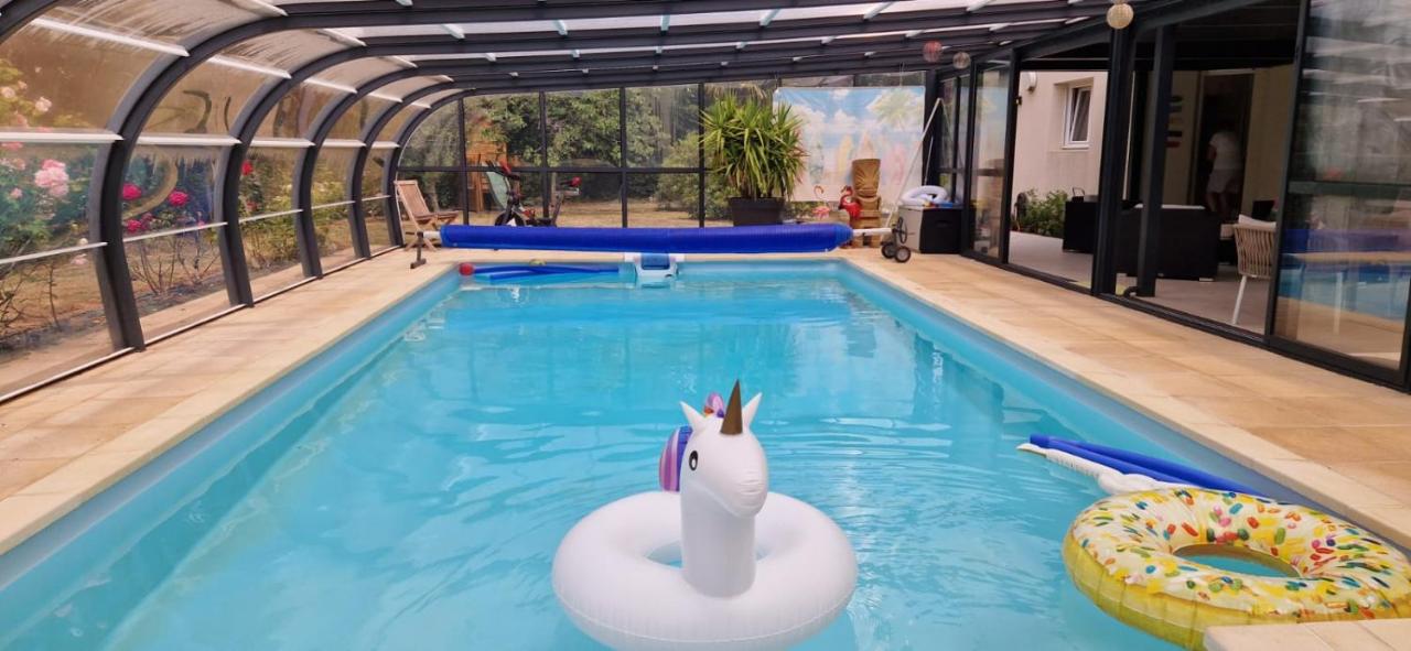 Fare-Kermenezy maison avec piscine chauffée - Chambres d’hôtes