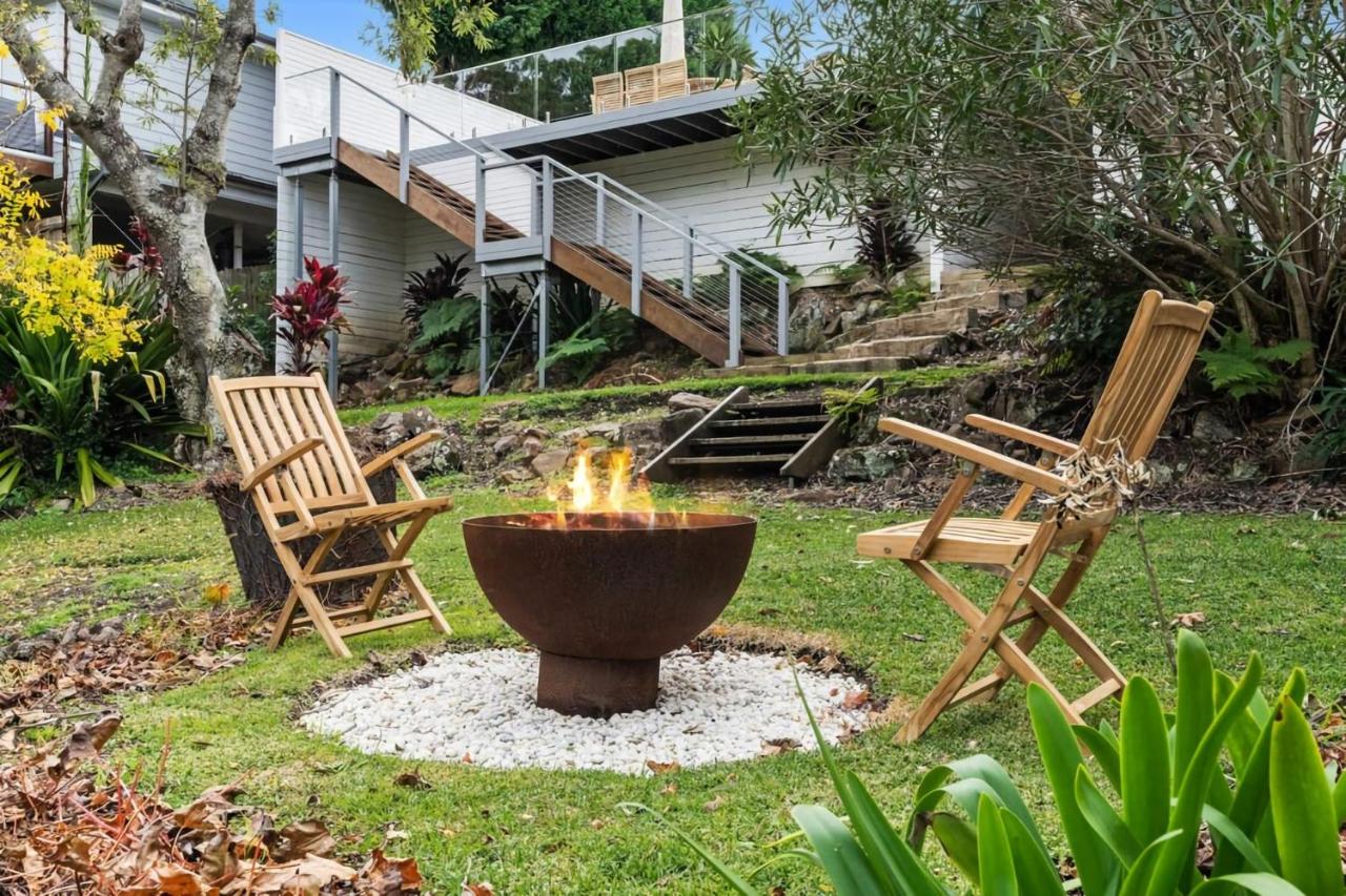 Hillside Hamptons Indoor Fire and Fire Pit - Ferienwohnung Terrigal