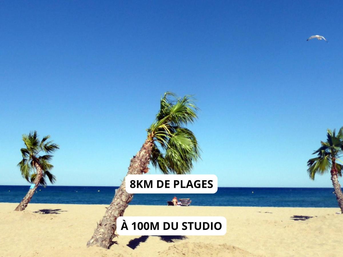 Appartement à 100M de la plage - Terrasse & Parking Privé - Ferienwohnung Le Barcarès