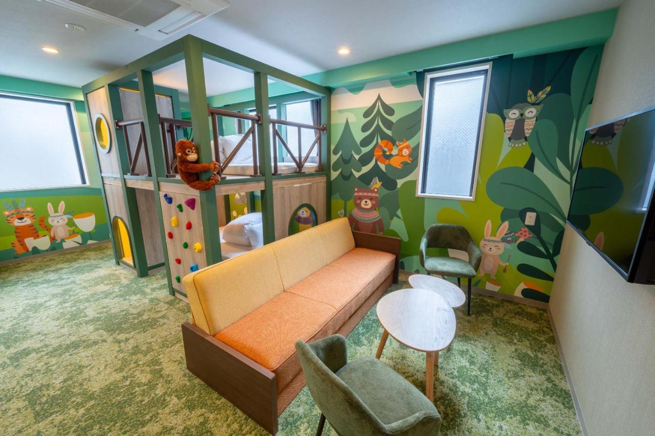 Forest-Themed Family Room