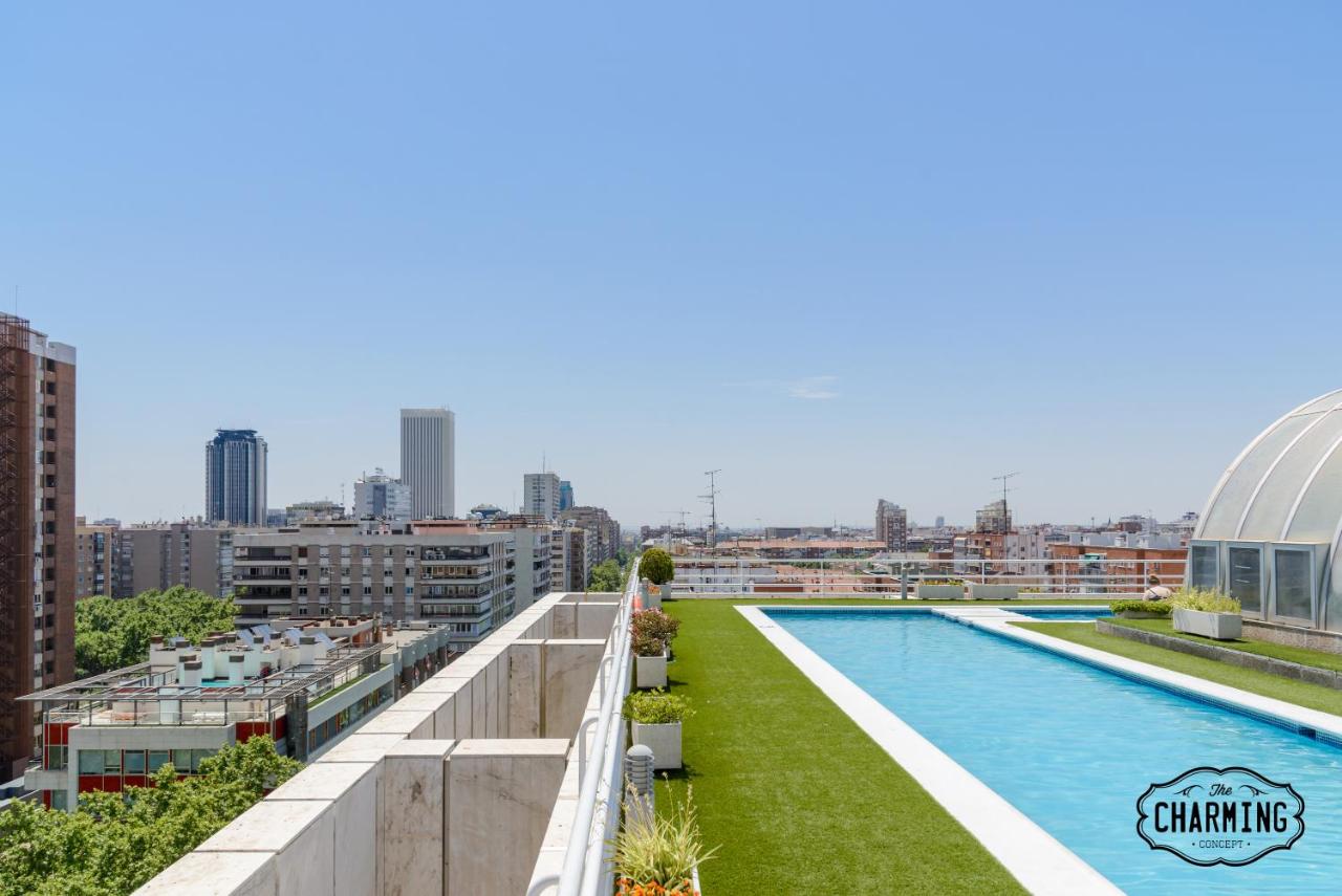 Eurobuilding 2 Terrace Exclusive - Espectaculares vistas - Chambres d’hôtes Madrid