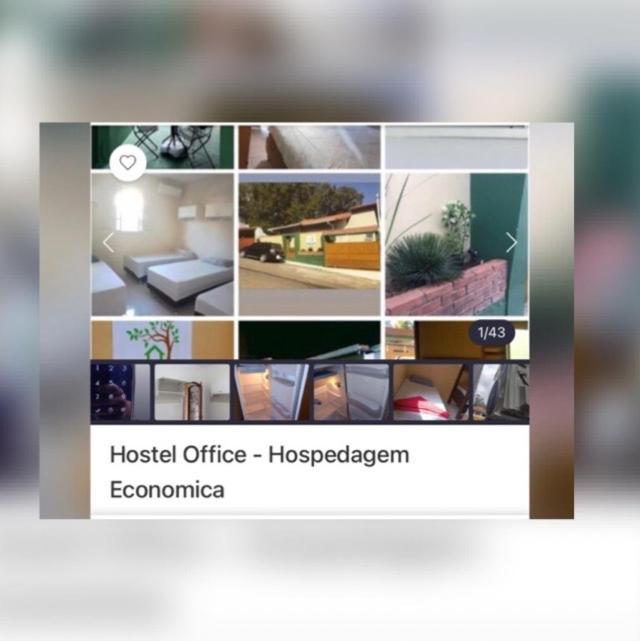Office Hostel -Quartos e cozinhas privativas ar condicionado emitimos nota fiscal - B&B