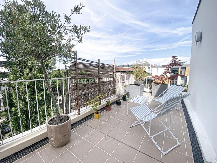 Nice appartment with terrace near Roland Garros - Chambres d’hôtes Boulogne-Billancourt