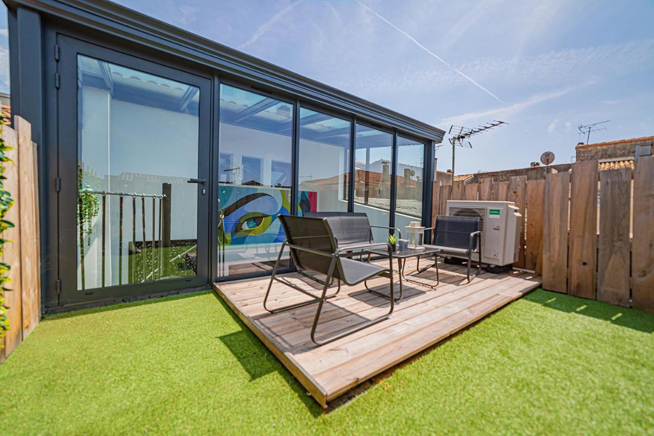 LOFT avec espace spa et terrasse vue sur les toits - Ferienwohnung Libourne