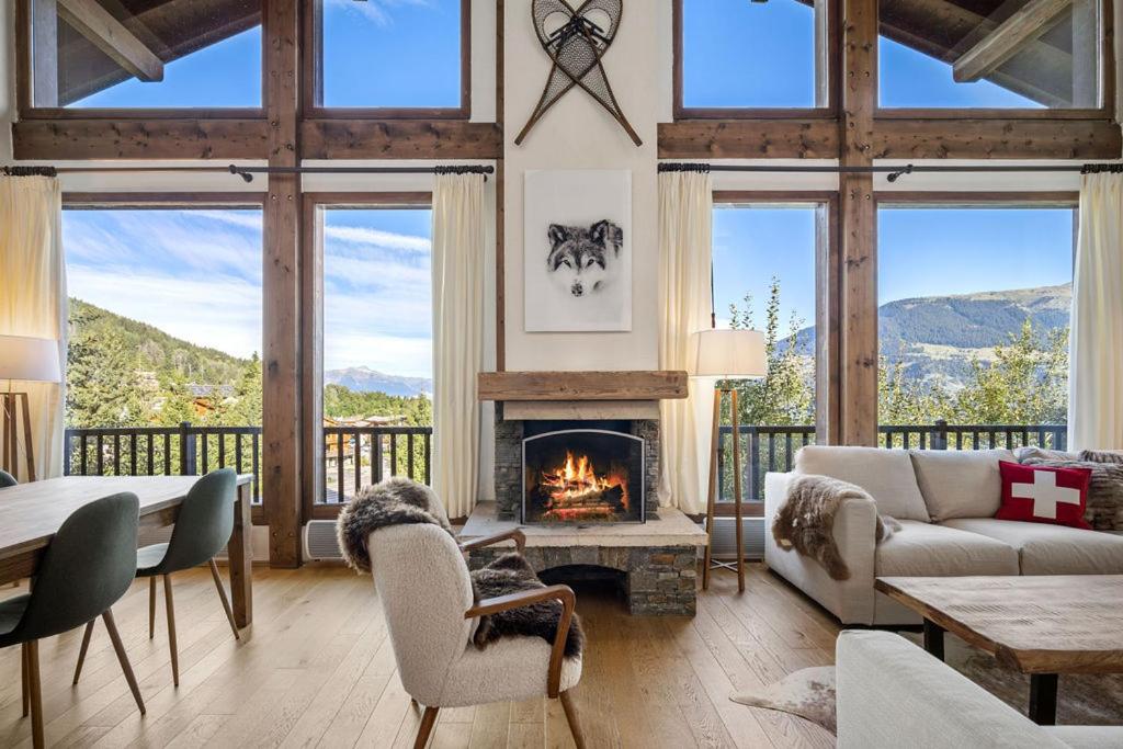 200m ski slopes - Chalet Manora - Courchevel La Tania - B&B Courchevel