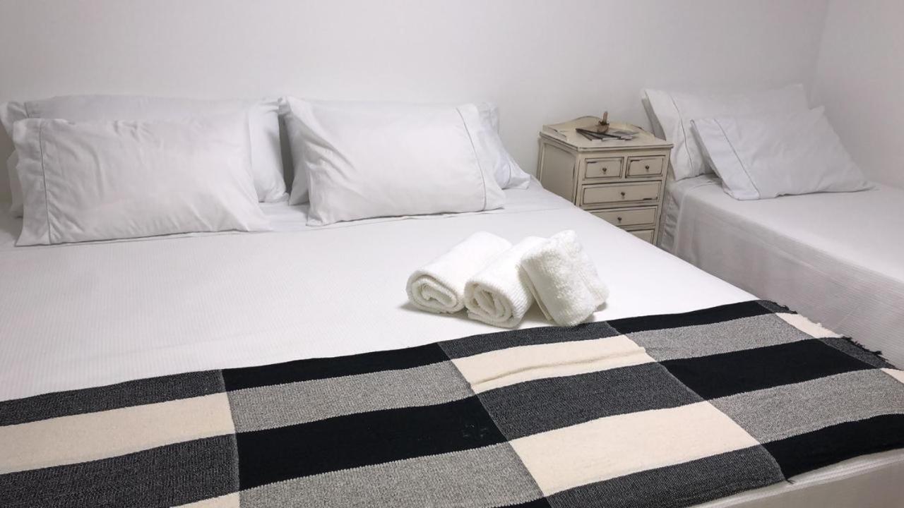 Dreibettzimmer mit Bergblick