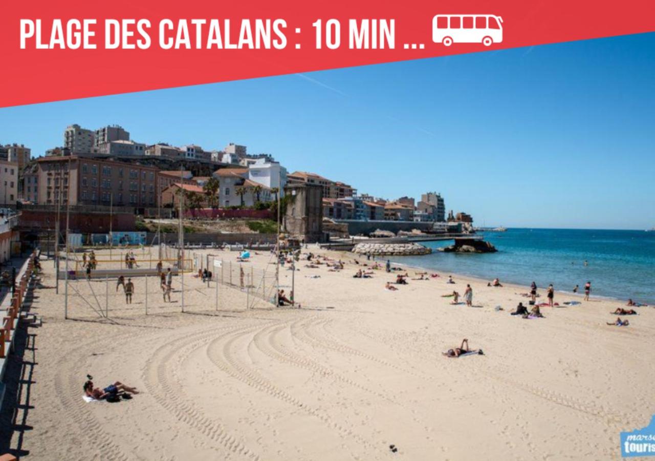 ღ LA CHARMERIE Duplex climatisé à 5min du Vieux Port - Chambres d’hôtes Marseille