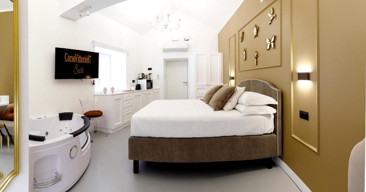 Chambre Lit King-Size avec Baignoire Spa