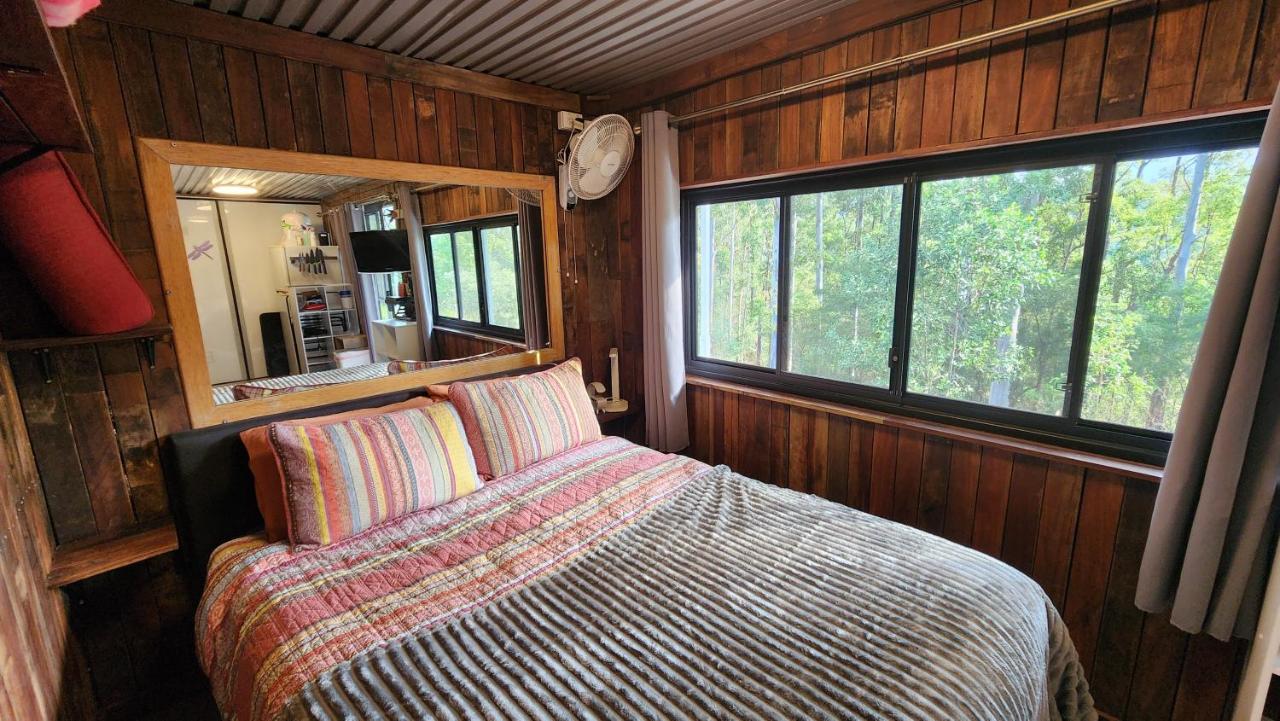Shipping Container with Plumbed Outhouse