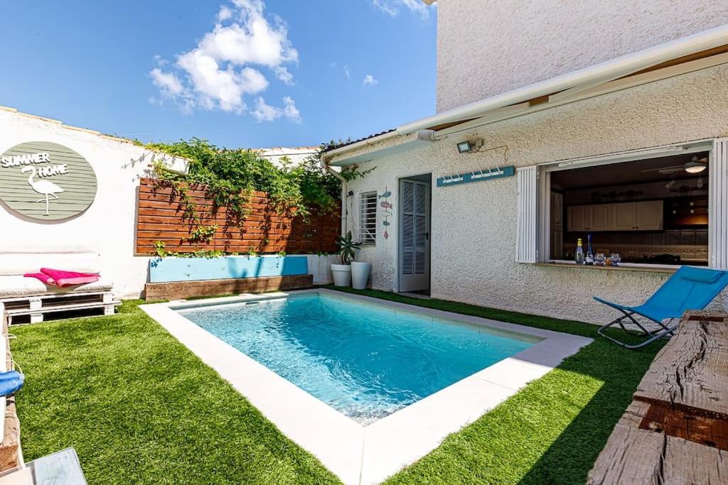 Rocamar HHH con piscina privada a 120m de la playa 10 Pax - Ferienwohnung Torre de la Horadada