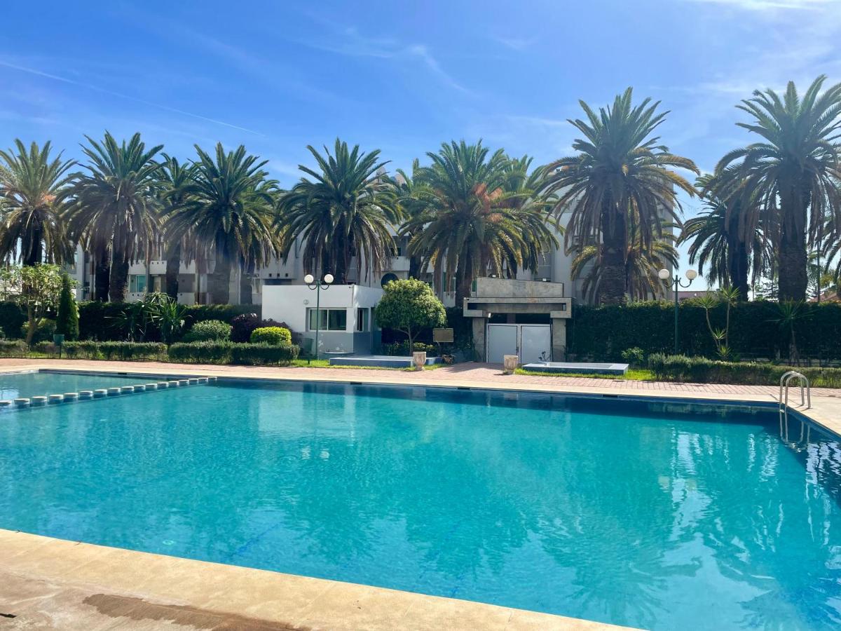 The hidden oasis, steps from the beach and pool - Ferienwohnung Fedala