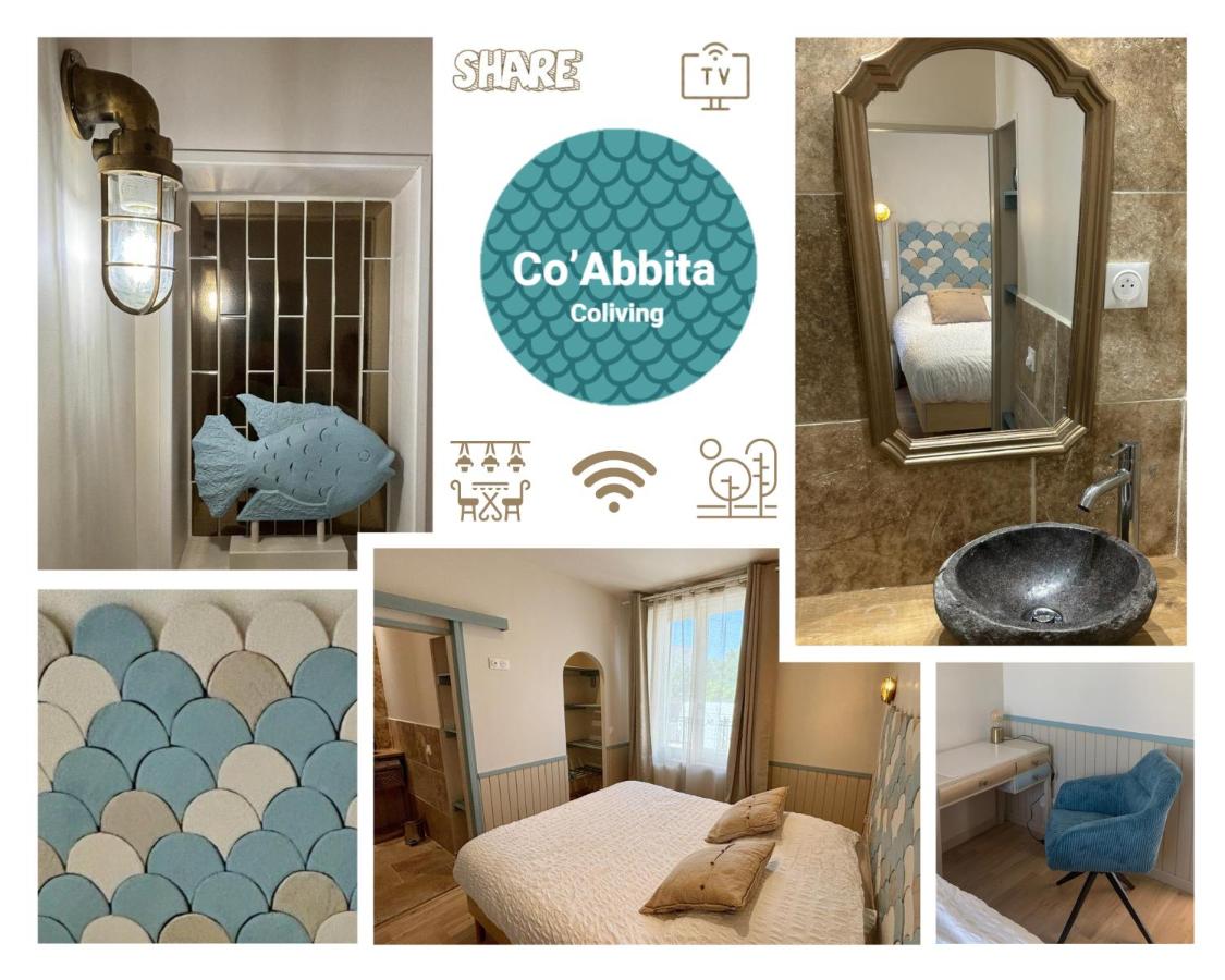 Chambre dans une maison partagée rustic-chic avec jardin 'CoAbbita' - B&B Abbeville