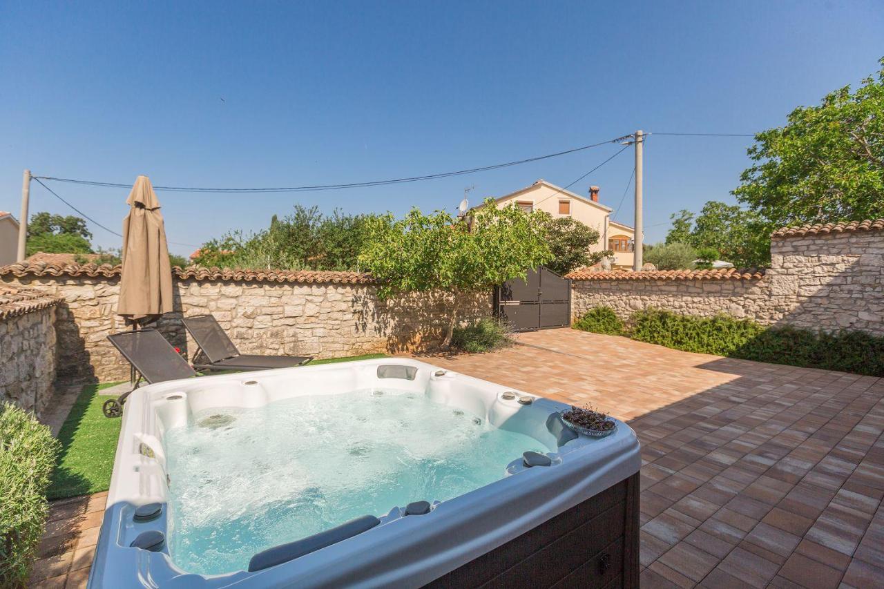 Idyllisches istrisches Steinhaus mit Whirlpool, Tischtennis, Grill und klimatisierten Schlafzimmern - B&B
