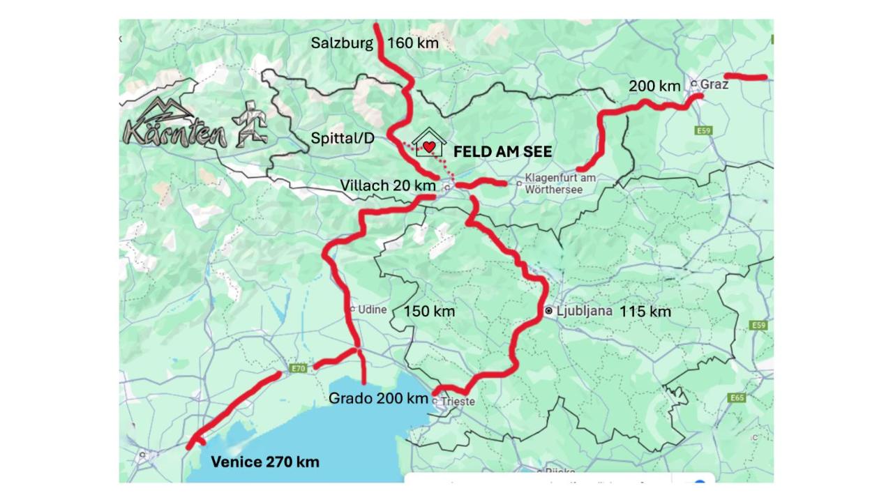 Landhaus Steinwender Wohnung Elisabeth - Chambres d’hôtes Feld am See