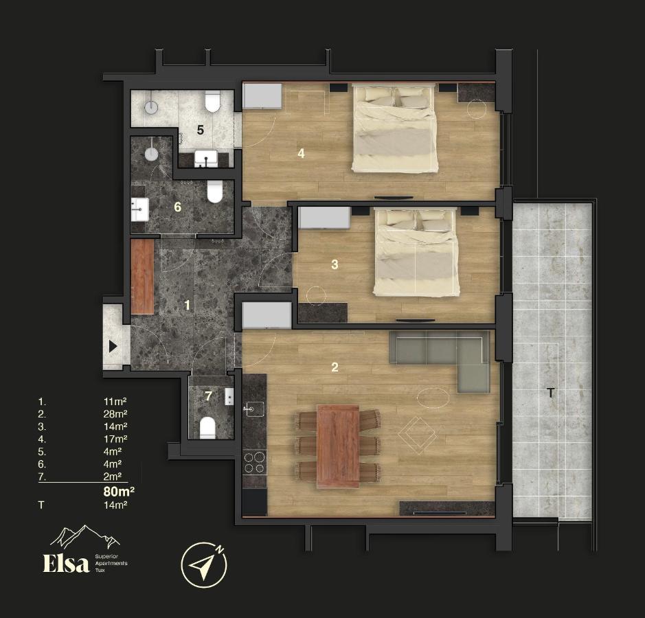 Two-Bedroom Superior Apartment