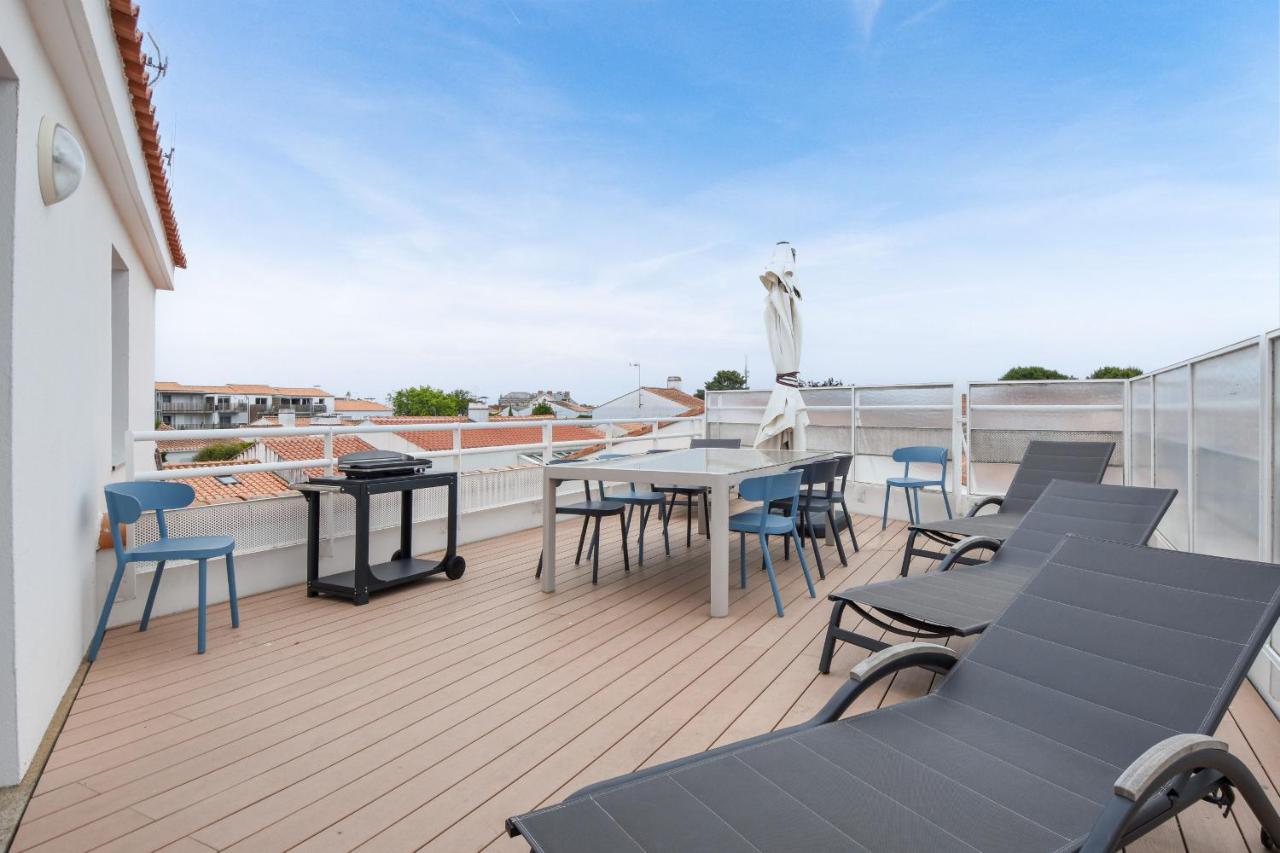 Appart pour 8 au coeur de Noirmoutier - Terrasse - Ferienwohnung