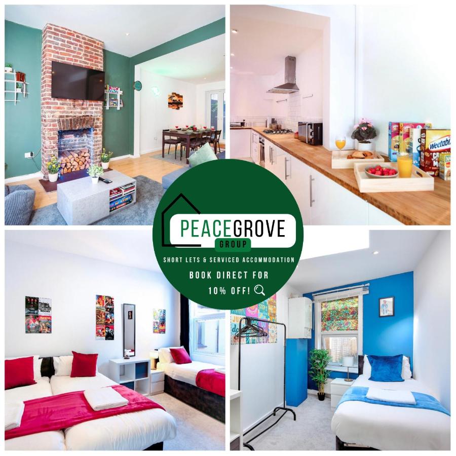 Three Bedroom House By Peacegrove Homes Short Lets & Serviced Accommodation Brighton With Free WiFi & Pet Friendly - B&B