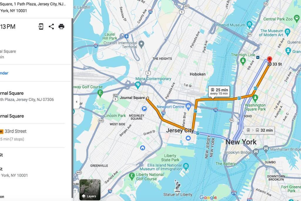 3-bedrooms Journal Square near NYC - B&B