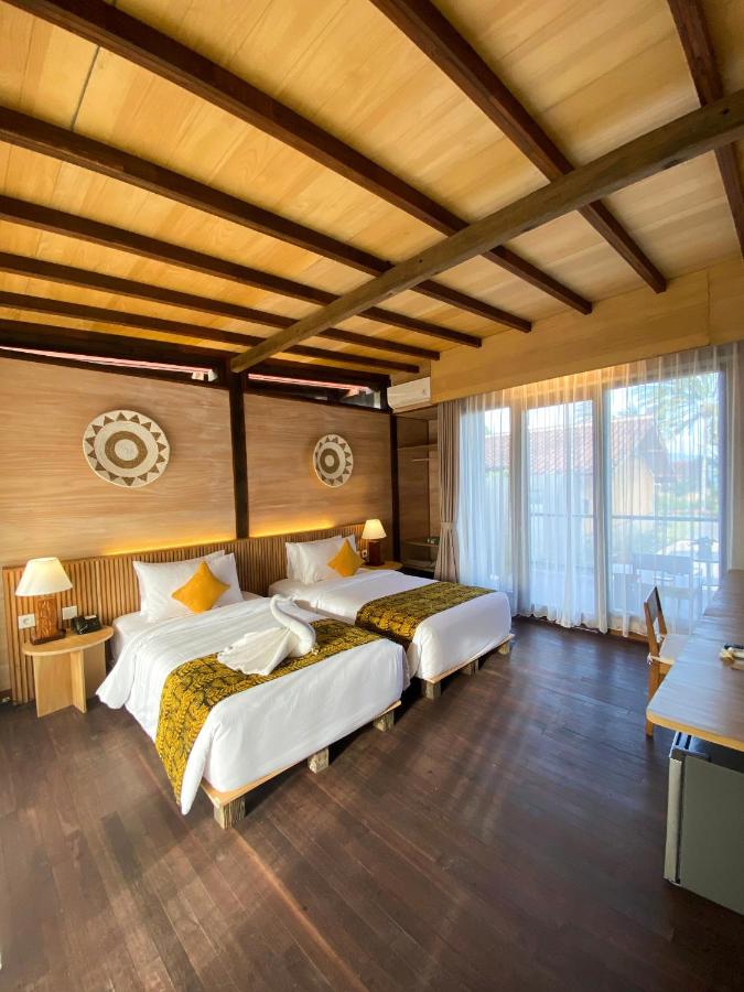 Zweibettzimmer mit Terrasse