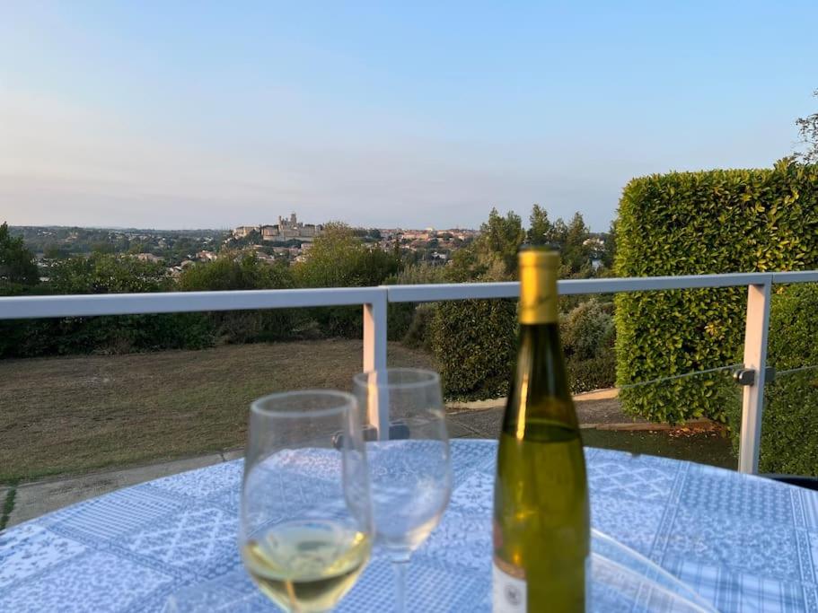 9 Écluses-Canal du midi Logement entier T2 climatisé avec piscine - B&B Béziers