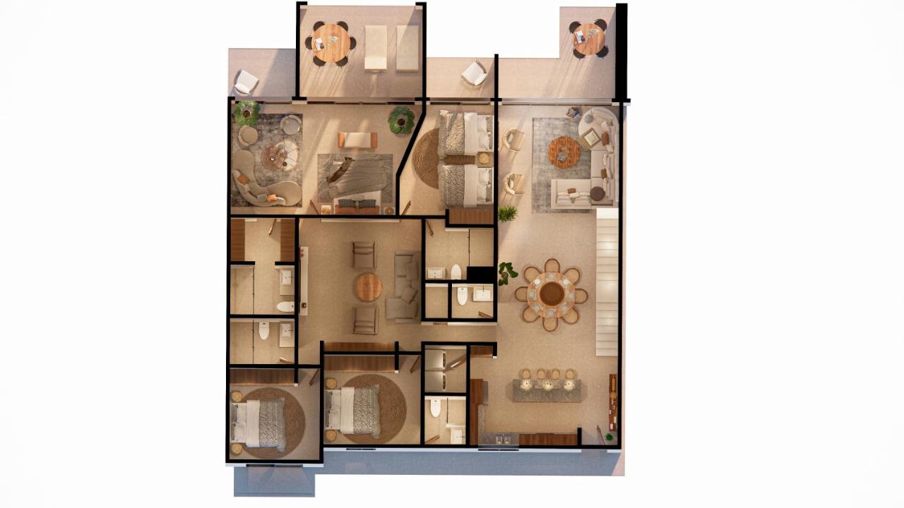 Apartamento Deluxe de 4 dormitorios