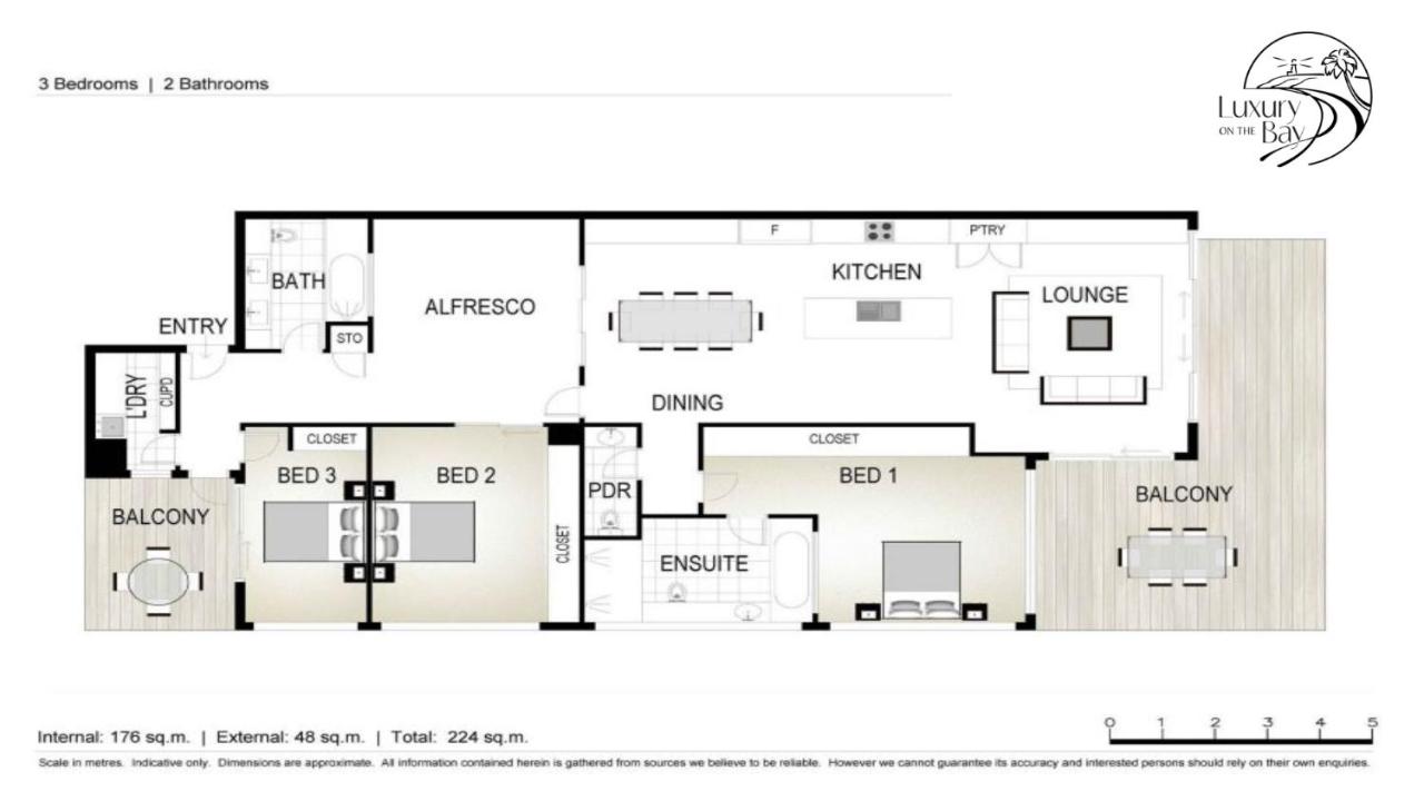 Luxury On The Bay 2 - B&B
