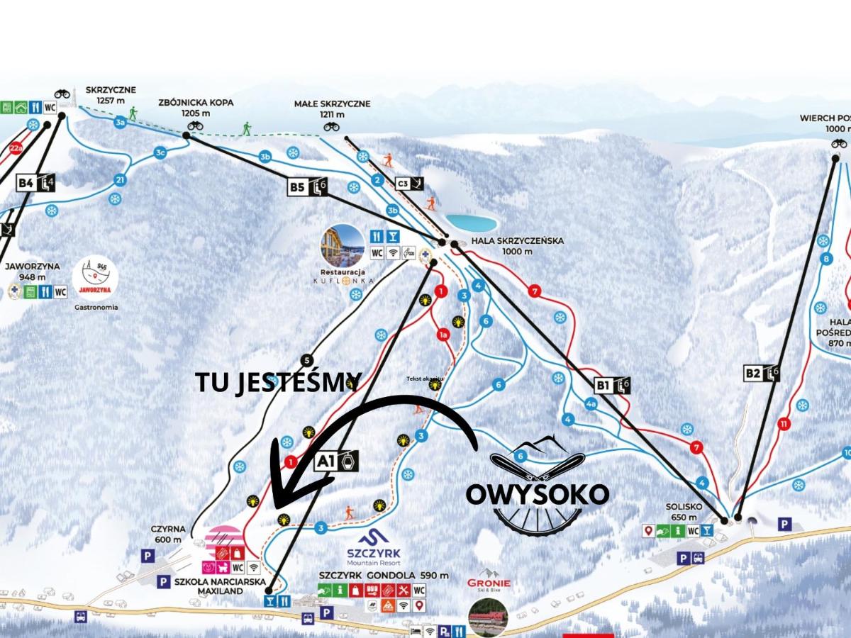OWysoko - Apartamenty z Widokiem 200 m od tras Szczyrk Mountain Resort - B&B