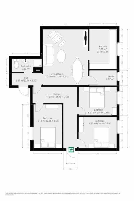 Skøn og rummelig lejlighed - B&B Hanstholm