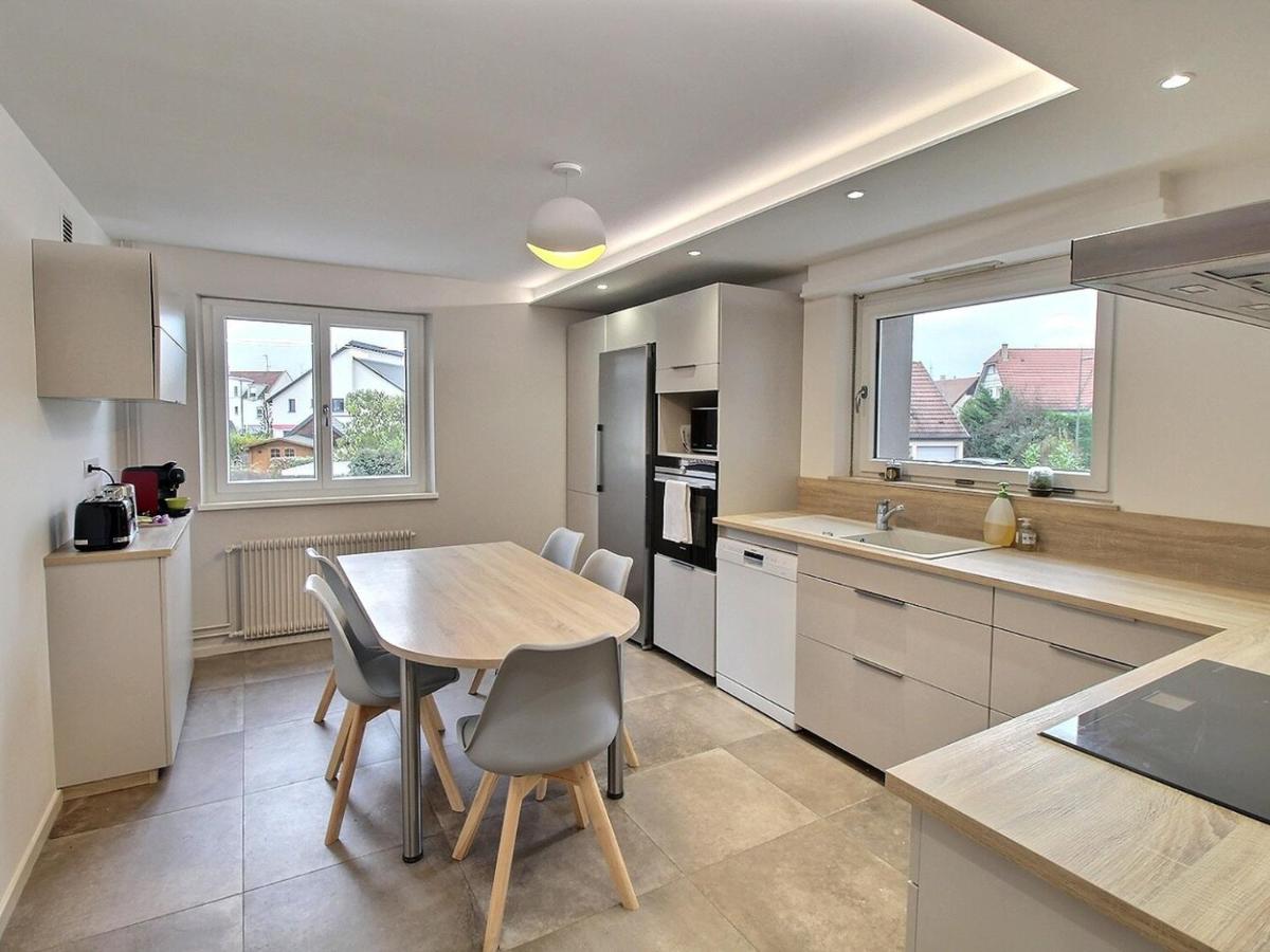 Maison spacieuse à Colmar, 5 chambres, terrasse, WiFi, parking gratuit - FR-1-722-12 - Chambres d'hôtes Colmar