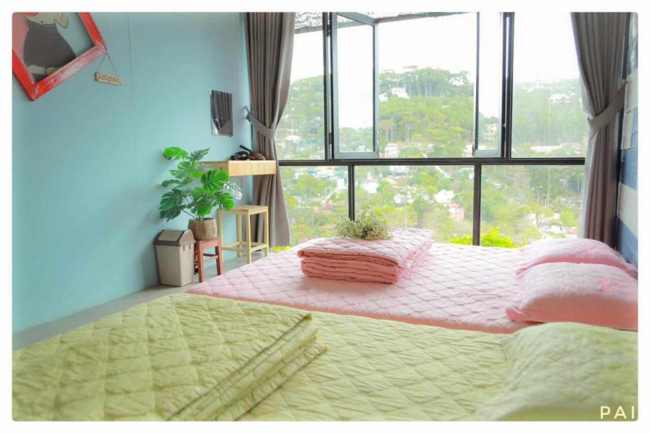Vierbettzimmer mit Bergblick