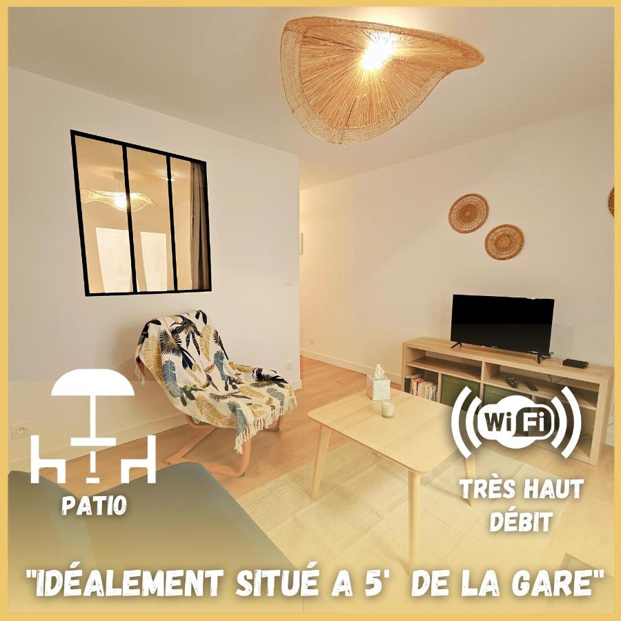 T2 tout confort - Proche Gare - Patio - B&B