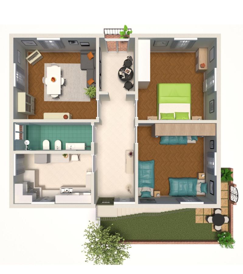 Isola del Lido, Luminoso, immerso nel verde, per 5 - Ferienwohnung Venice-Lido