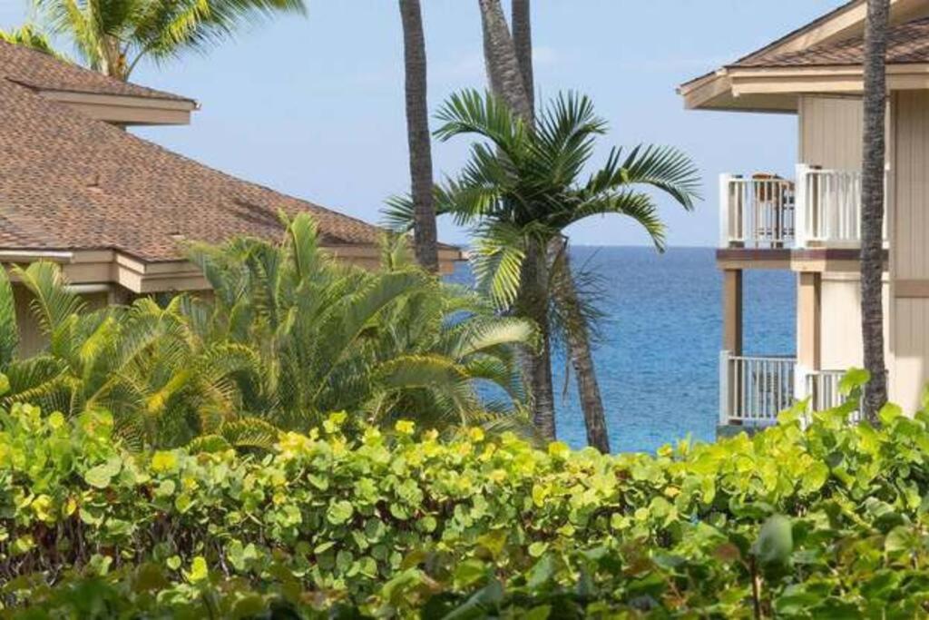 Peek-a-boo Ocean View 1br1ba AC Condo Kona Shores - B&B