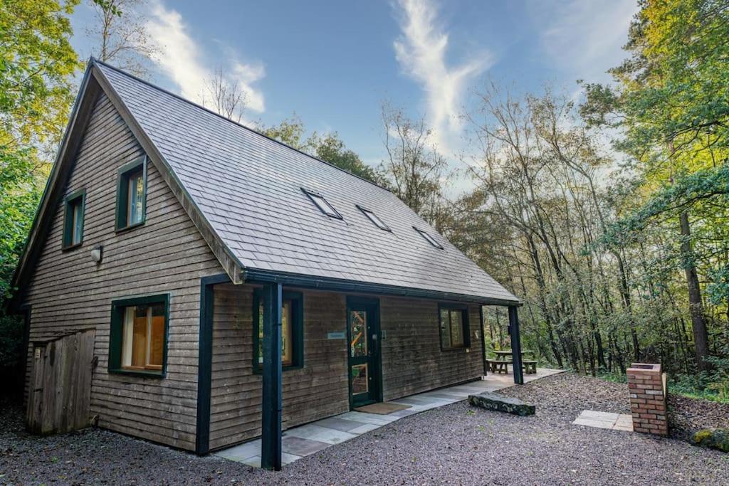 Denstone, woodland lodge with hot tub for 8 - B&B