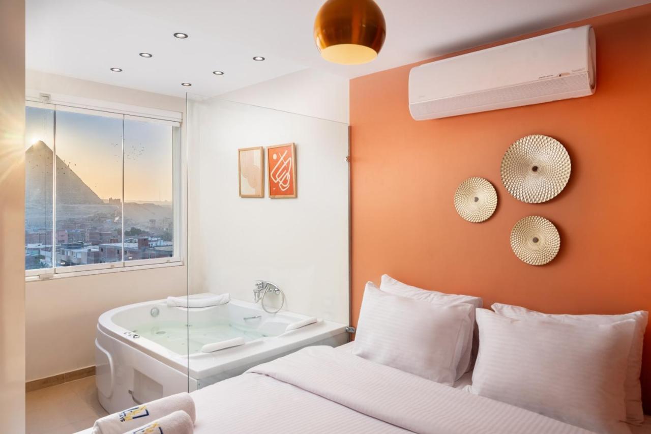 Jacuzzi Studio By The Historic Pyramids Apt5 - B&B Il Cairo