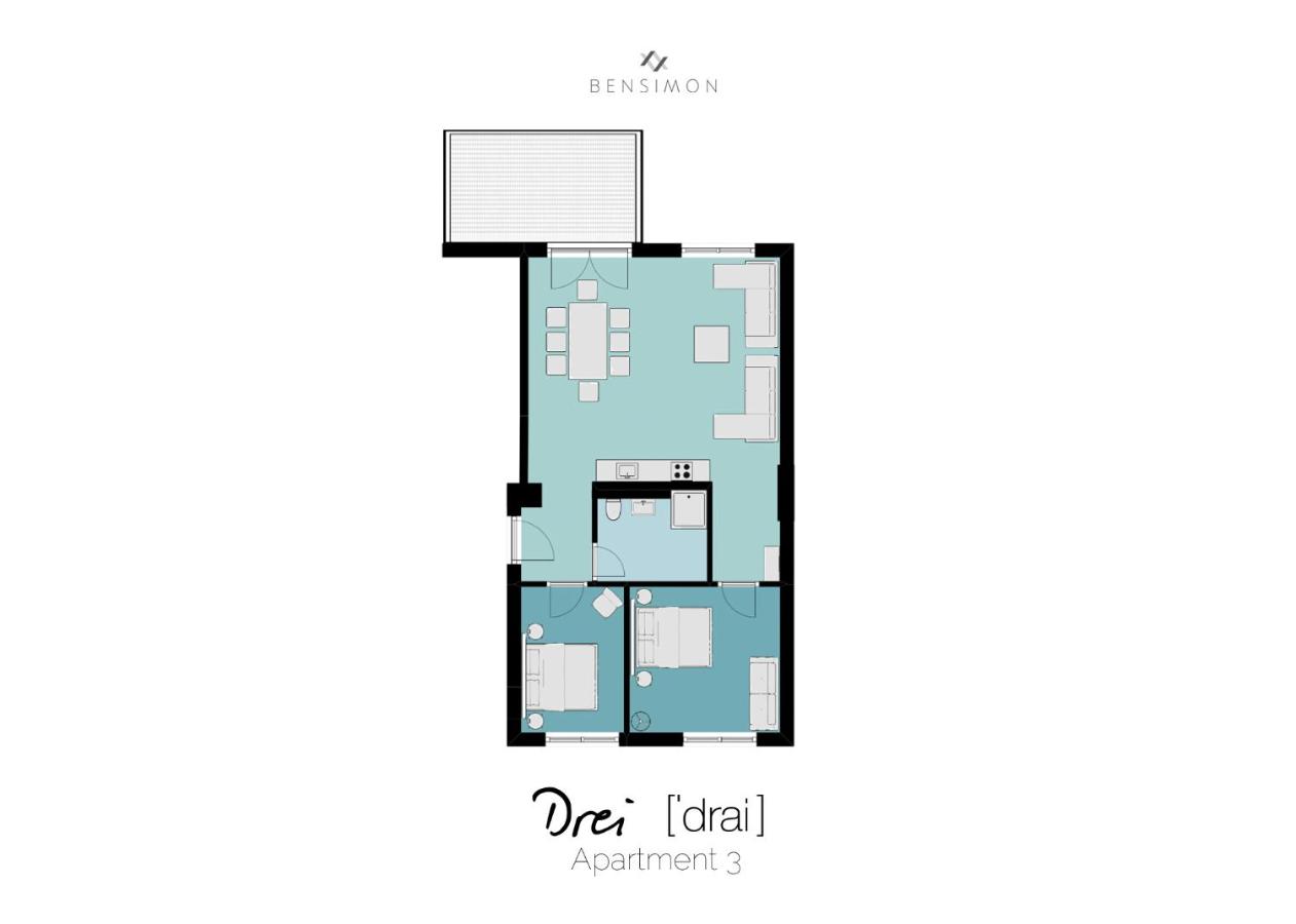 Family Apartment with Balcony