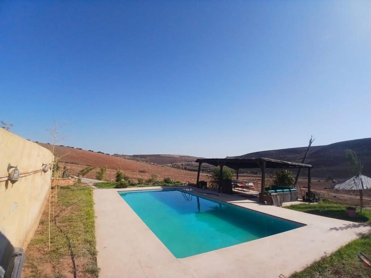 Rez-de-jardin piscine Benslimane - Chambres d’hôtes Ziaida