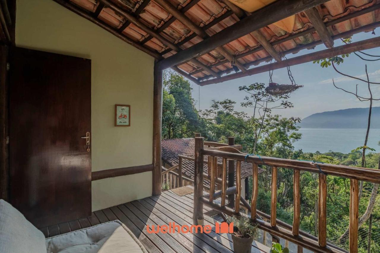 Chalé em Ilhabela, Vista deslumbrante para o mar - B&B Ilhabela