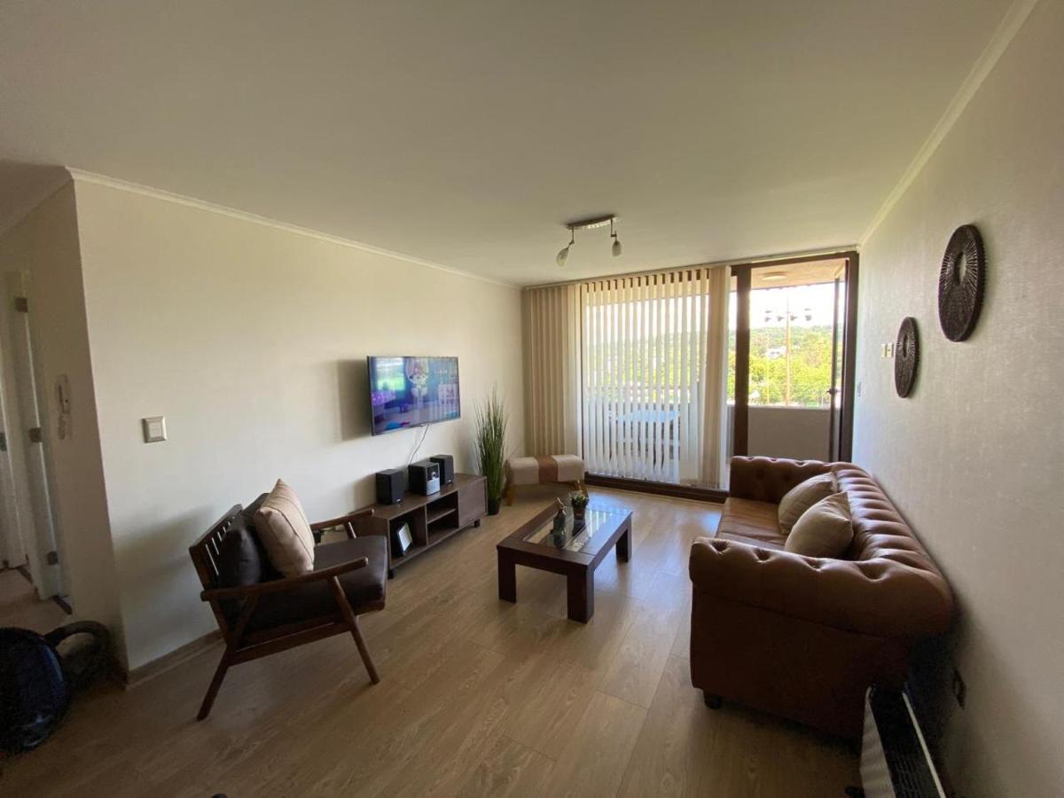 Departamento en Villarrica con vista al Volcán y al Lago a pasos del Centro y Costanera - Chambres d'hôtes Villarrica