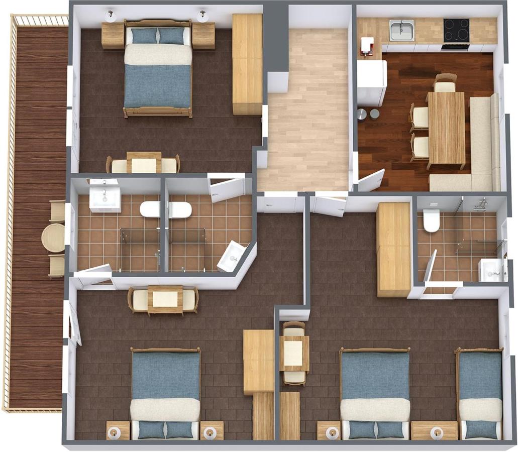 Three-Bedroom Apartment
