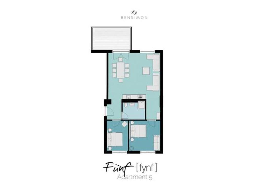 Two-Bedroom Apartment with Balcony
