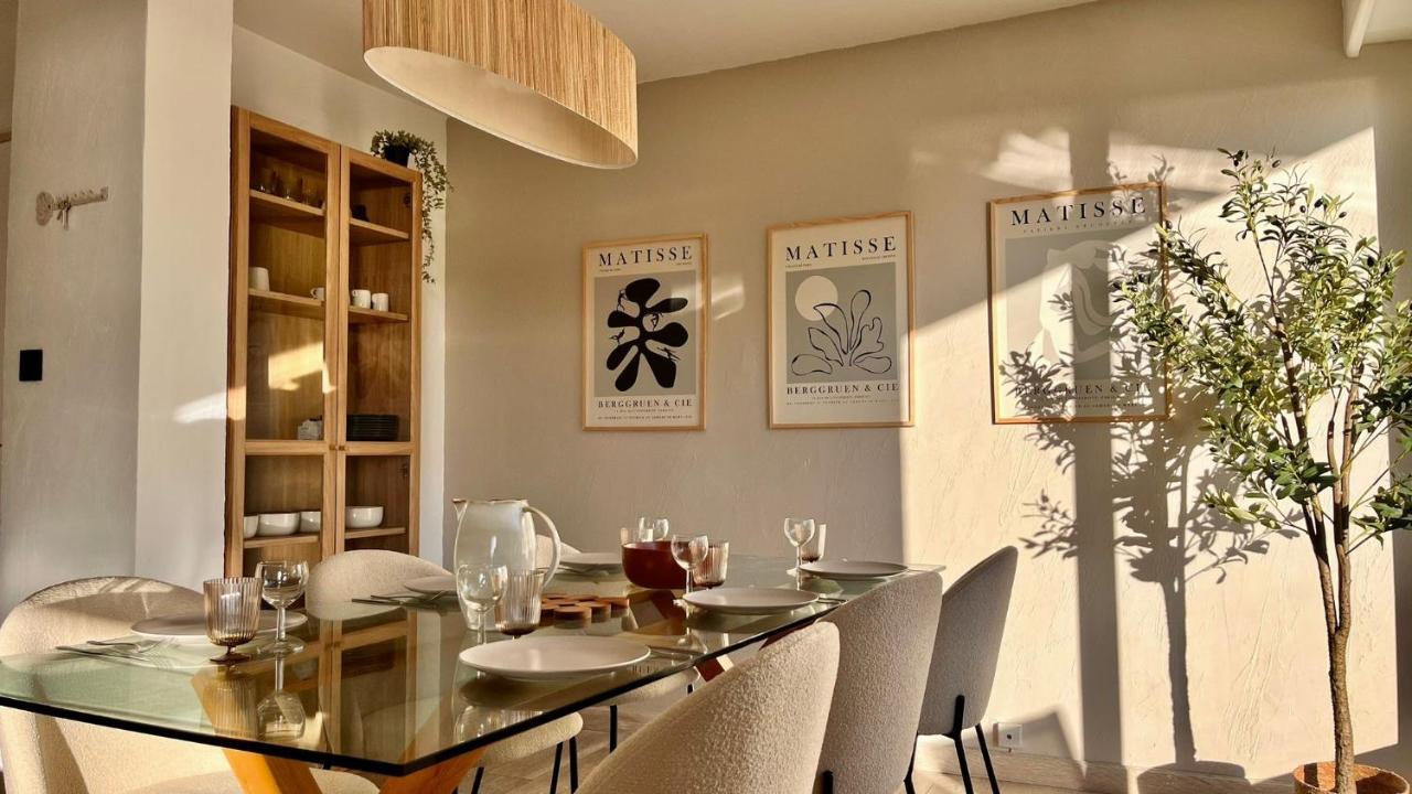 L Olivier - Vue mer - Clim - Piscine - Tennis - 6p - Chambres d’hôtes Nice