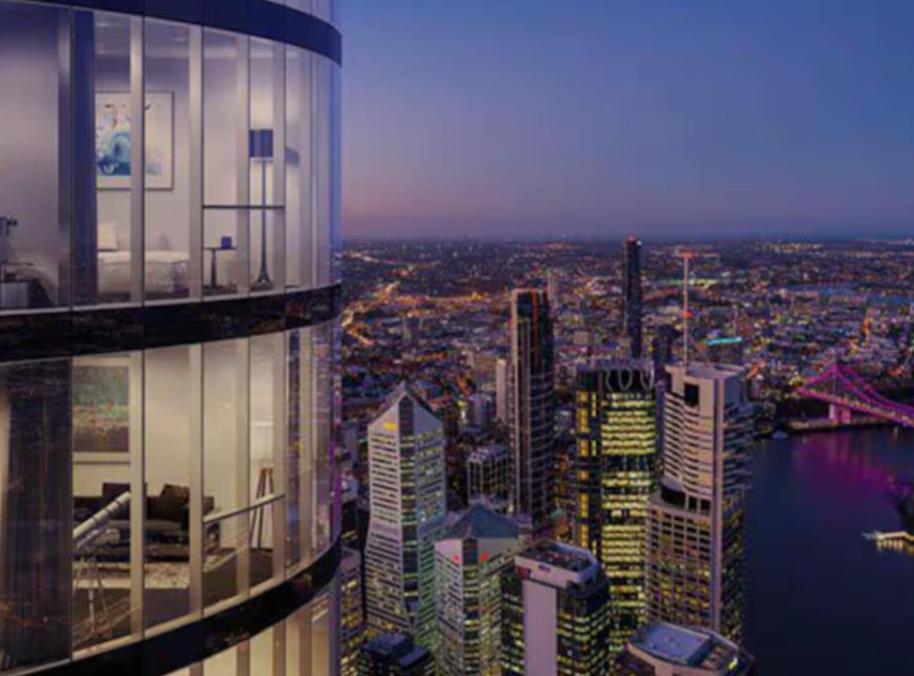 Stunning 1BR River View Retreat in CBD's Heart - B&B Brisbane