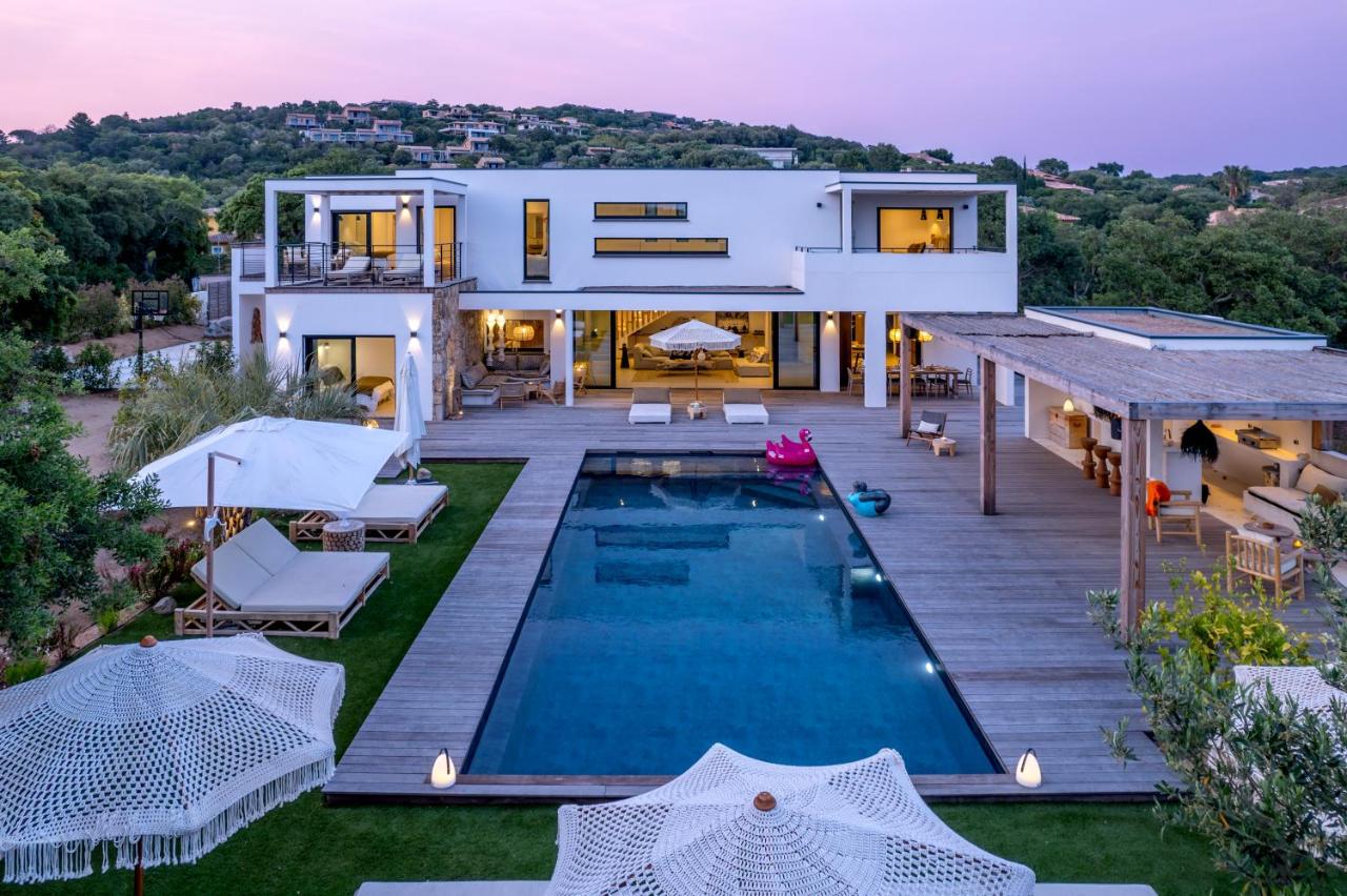 Villa Bambou 12 pers piscine chauffée 10 minutes à pieds plage - Ferienwohnung Sainte-Lucie de Porto-Vecchio
