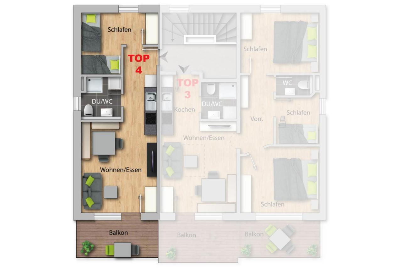 Ferienwohnung Königsleiten 121b - Top 4 - B&B