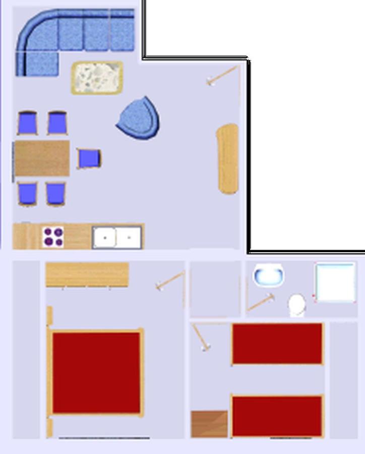 Two-Bedroom Apartment with Balcony
