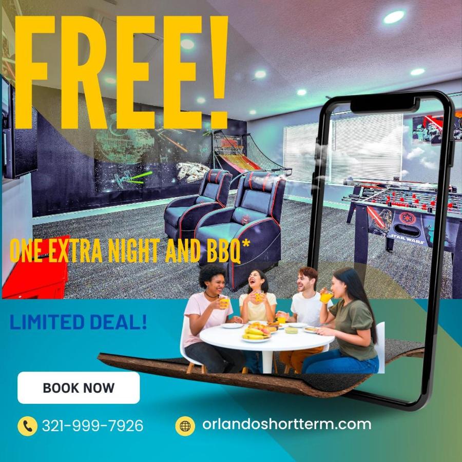 Private Pool, Game Room, Near Disney And Universal!! - B&B