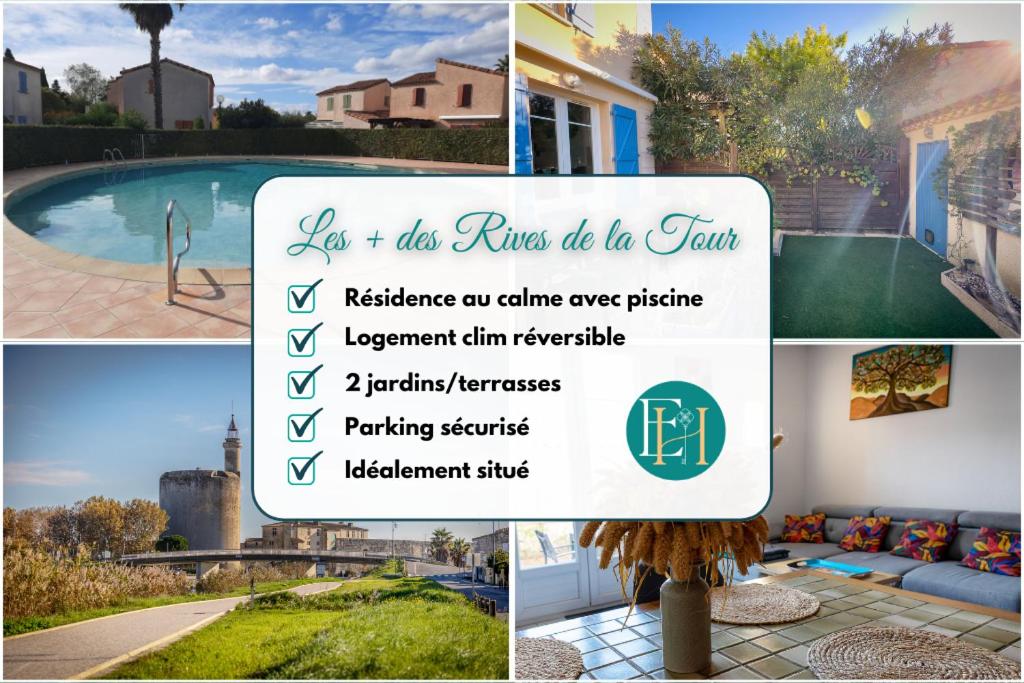Maison Les Rives de la Tour Aigues-Mortes - Proche des remparts - Idéalement situé - Bed and Breakfast